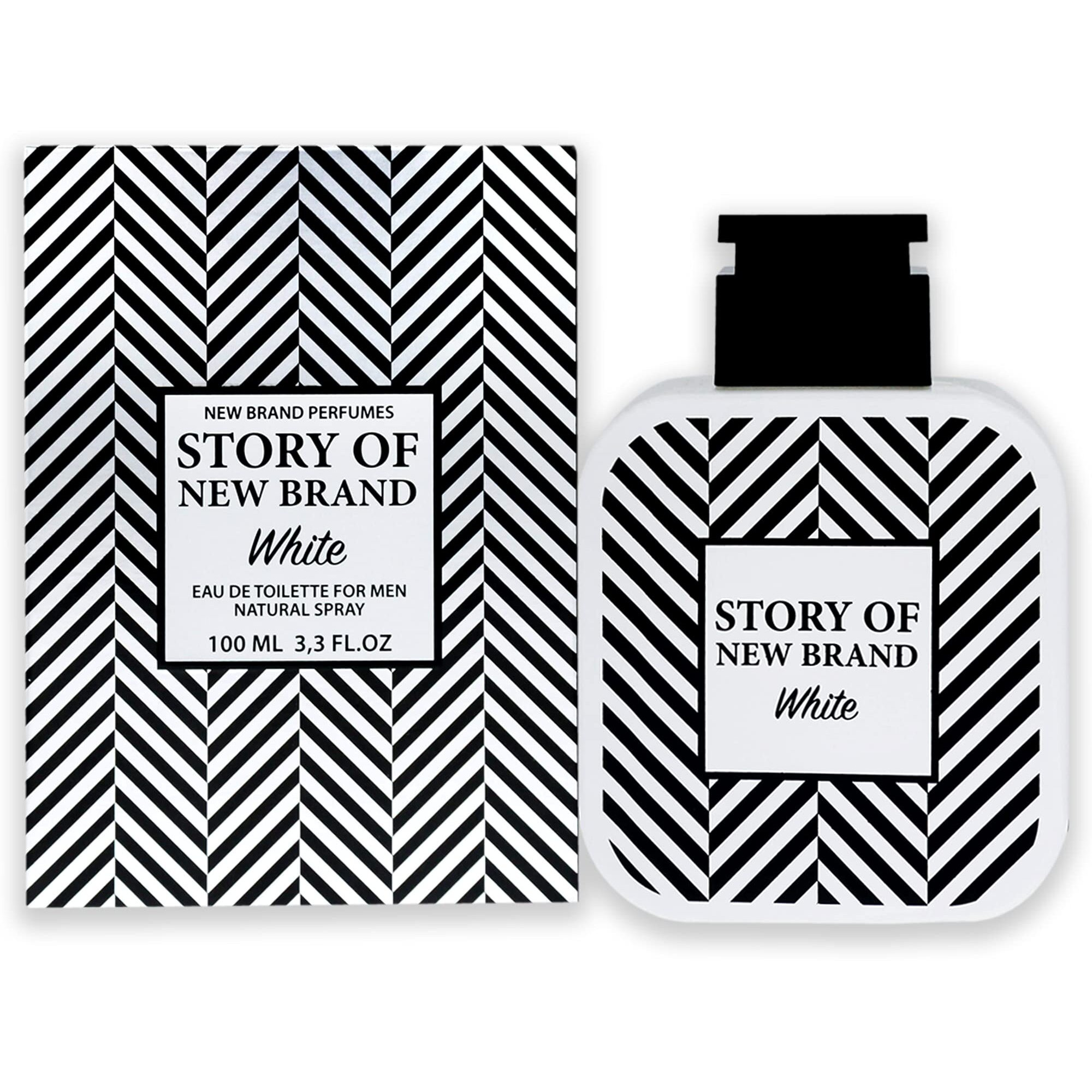 New Brand Perfumes Story Of New Brand White Men 3.3 oz EDT Spray