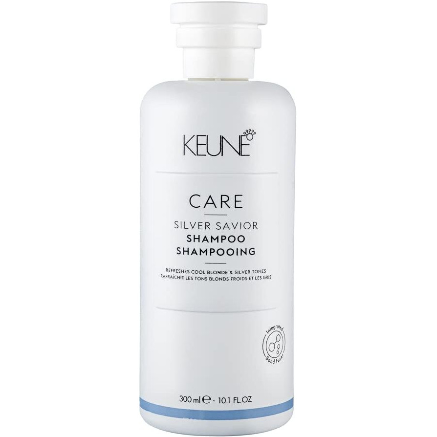 Keune Care Silver Savior Shampoo, Toning & Brightening Cleanser for Blonde & Grey Hair, 10.1 Fl Oz