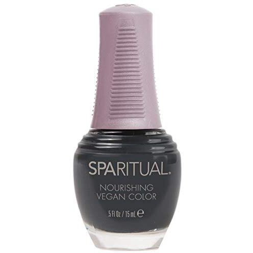 SpaRitual Nourishing Vegan Nail Color | Deep Sleep 0.5 fl oz | One-Step Nail Polish Formula