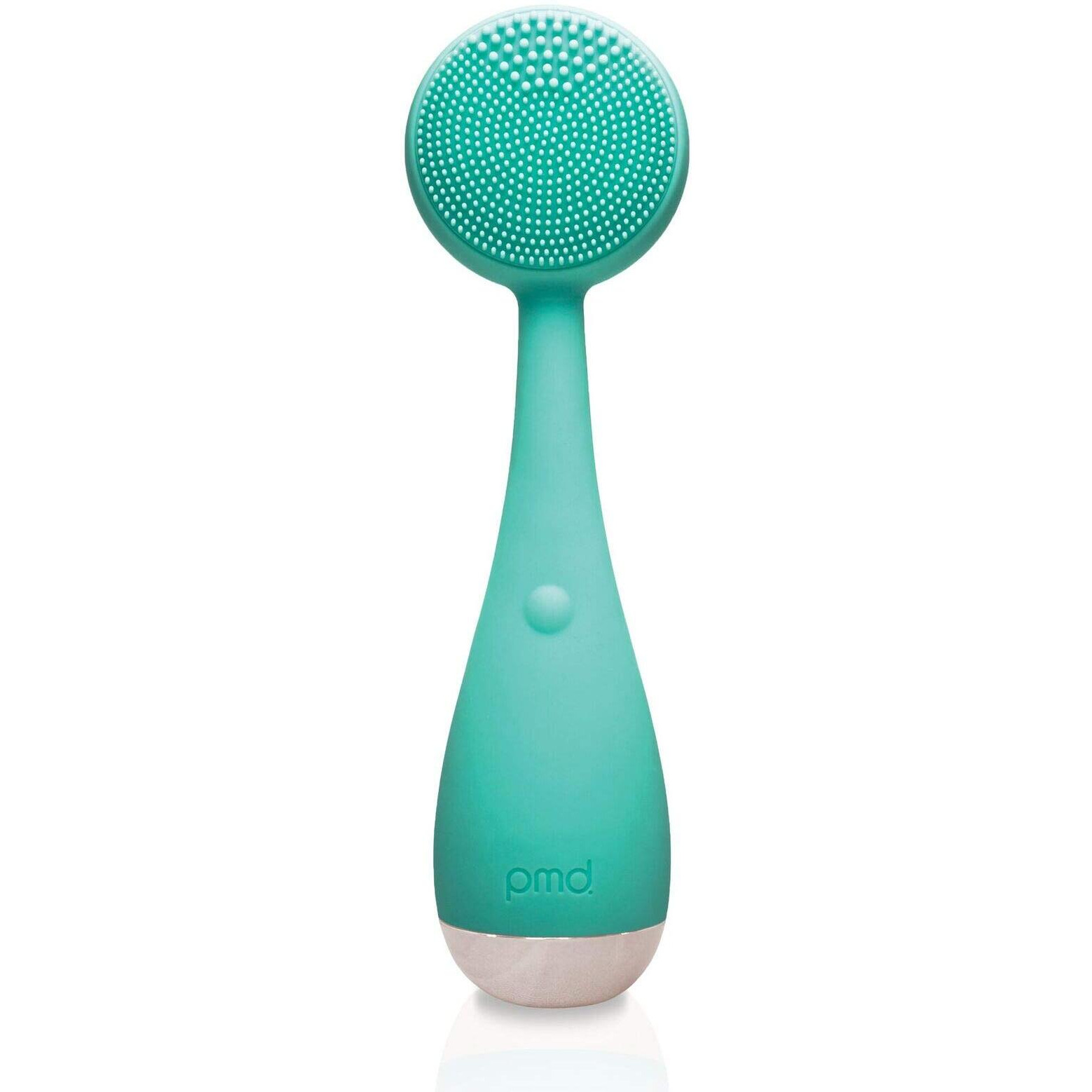 PMD Clean - Smart Facial Cleansing Device with Silicone Brush & Anti-Aging Massager - Waterproof - SonicGlow Vibration Technology - Clear Pores and Blackheads - Lift, Firm, and Tone Skin