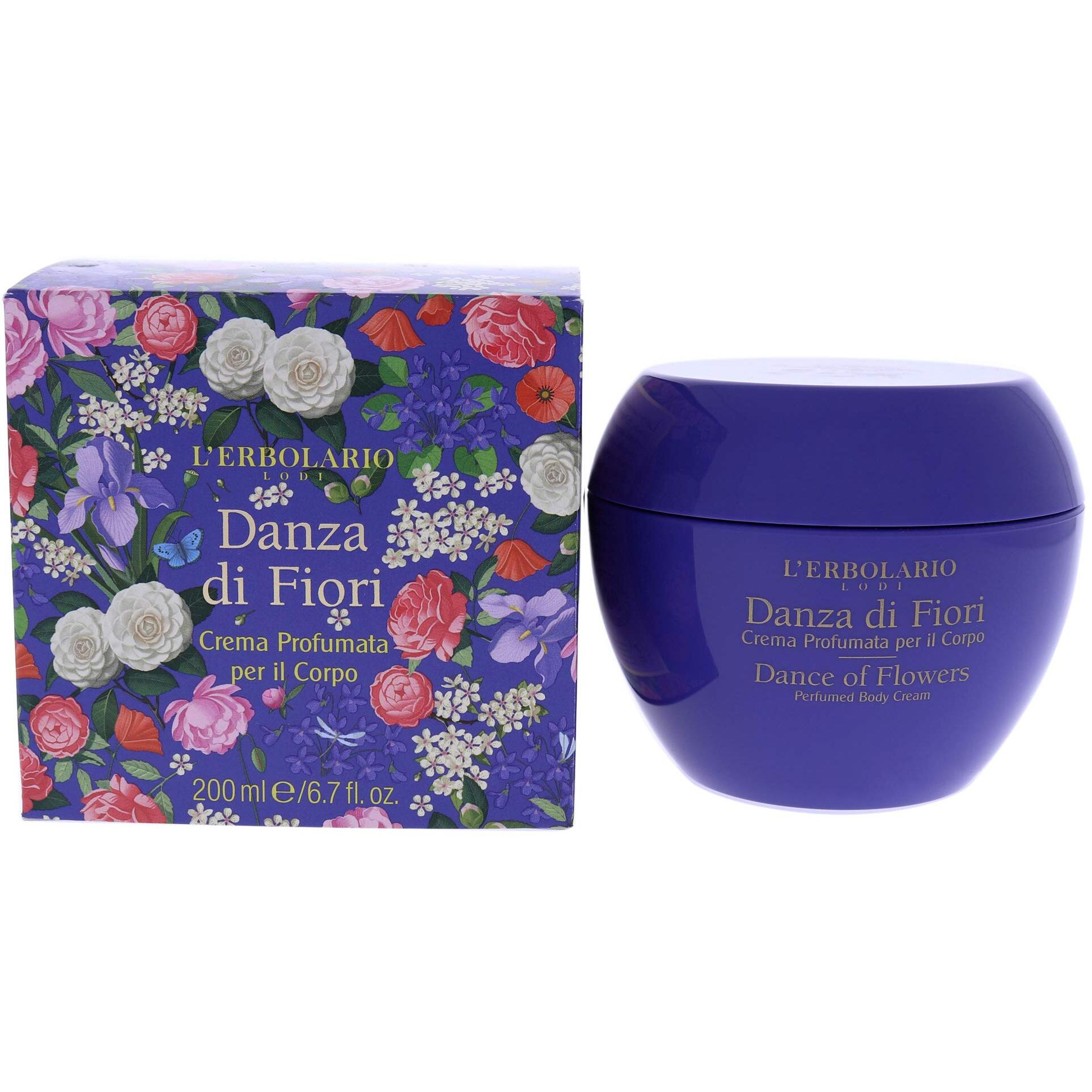 Dance Of Flowers Perfumed Body Cream by LErbolario for Women - 6.7 oz Body Cream