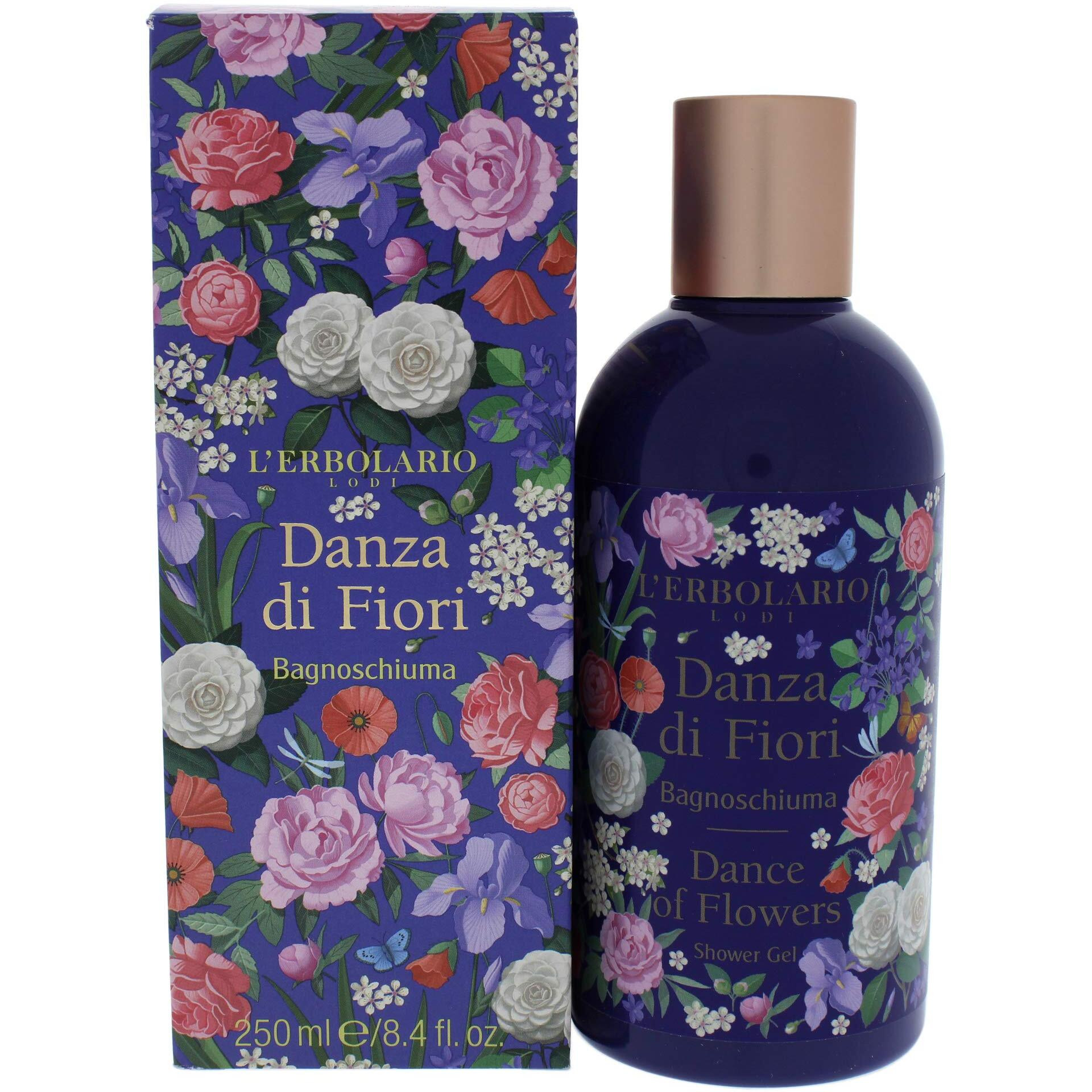 Natural Shower Gel Danza di Fiori 250ml - Dance of Flowers By L'Erbolario