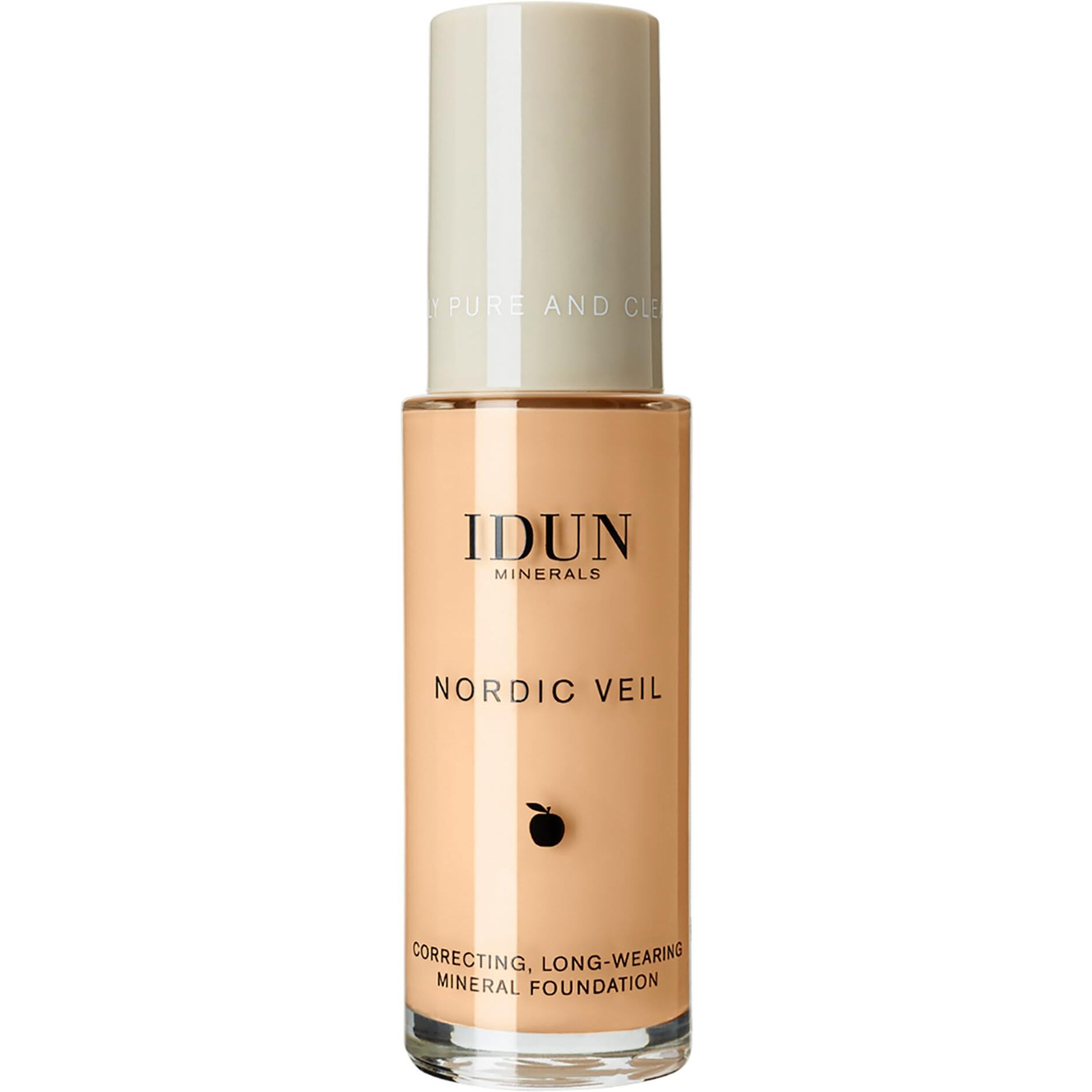 IDUN Minerals Liquid Nordic Veil Foundation - Full and Poreless Coverage, Long Lasting, Soft Matte Finish - Purified and Safe for Sensitive Skin - 306 Freja - Light Medium Warm - 0.88 oz