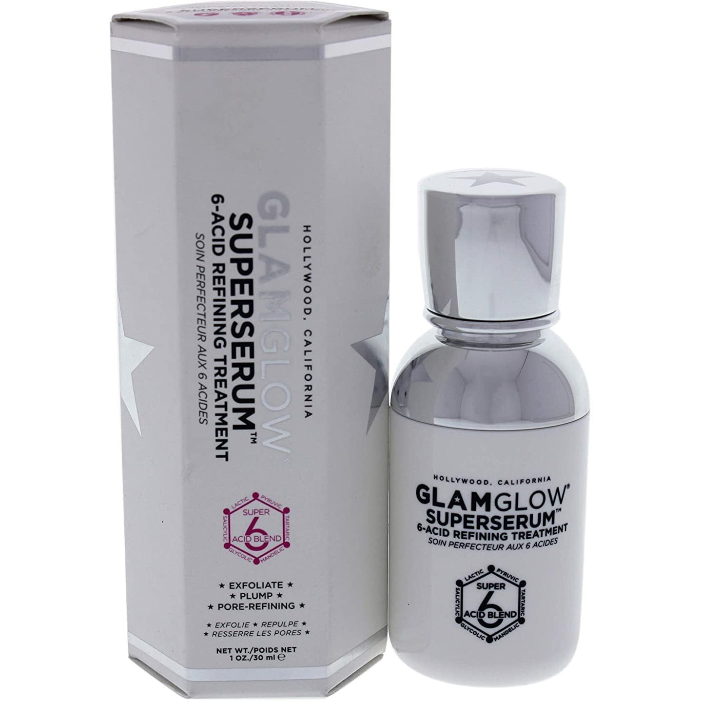 Superserum 6-Acid Refining Treatment by Glamglow for Unisex - 1 oz Treatment