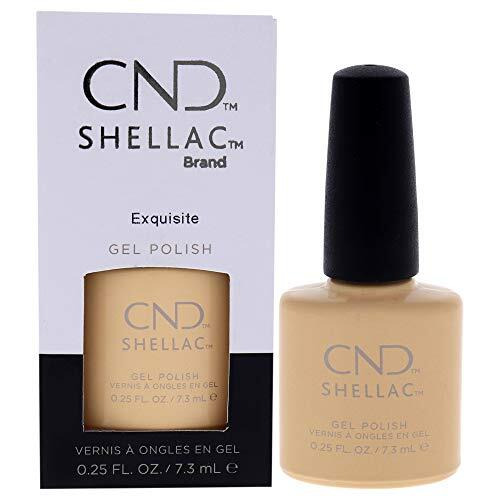 CND Shellac Gel Nail Polish, Long-lasting NailPaint Color with Curve-hugging Brush, Yellow/Gold Polish, 0.25 fl oz