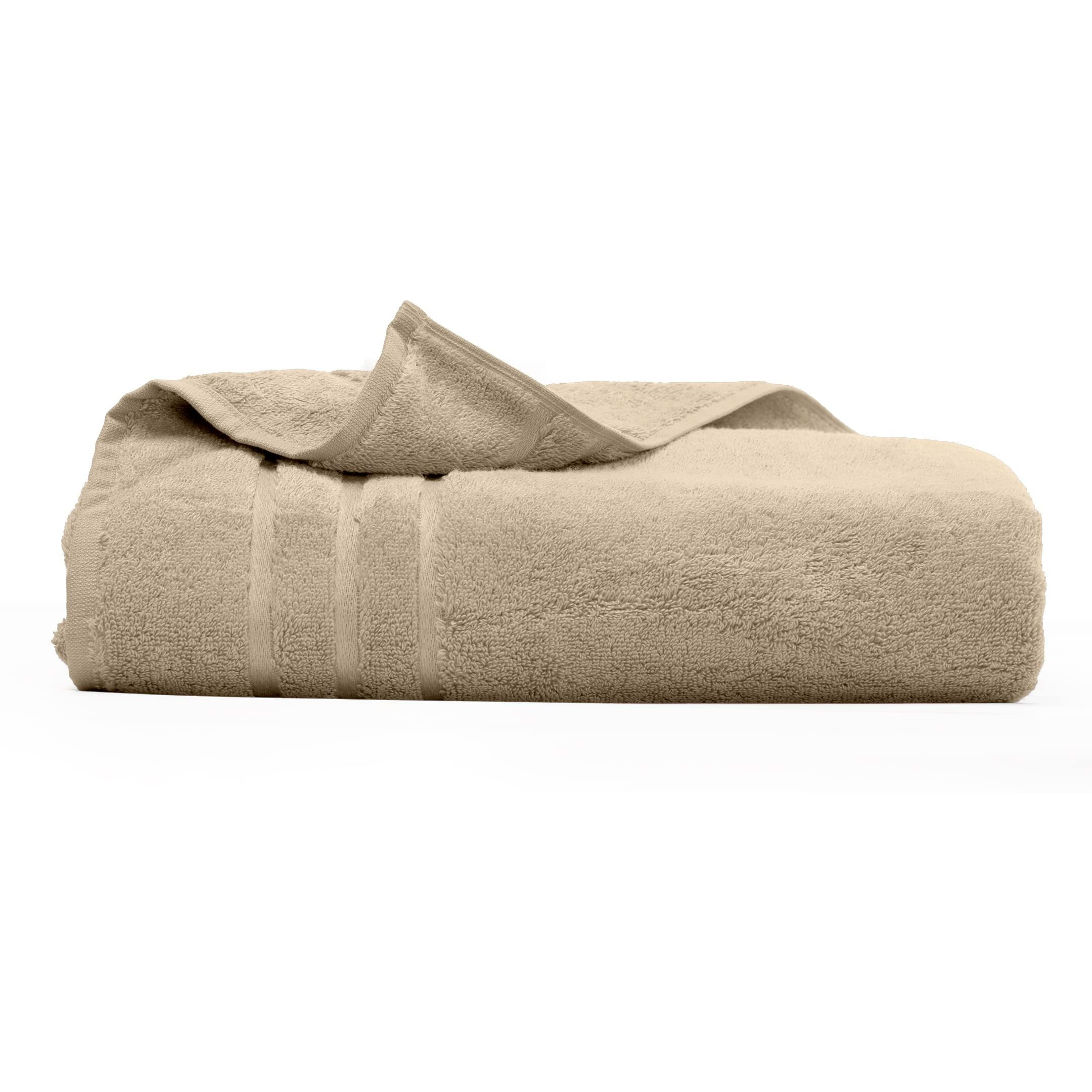 Cariloha Bamboo Bath Towel - Stone for Unisex - 1 Pc Towel