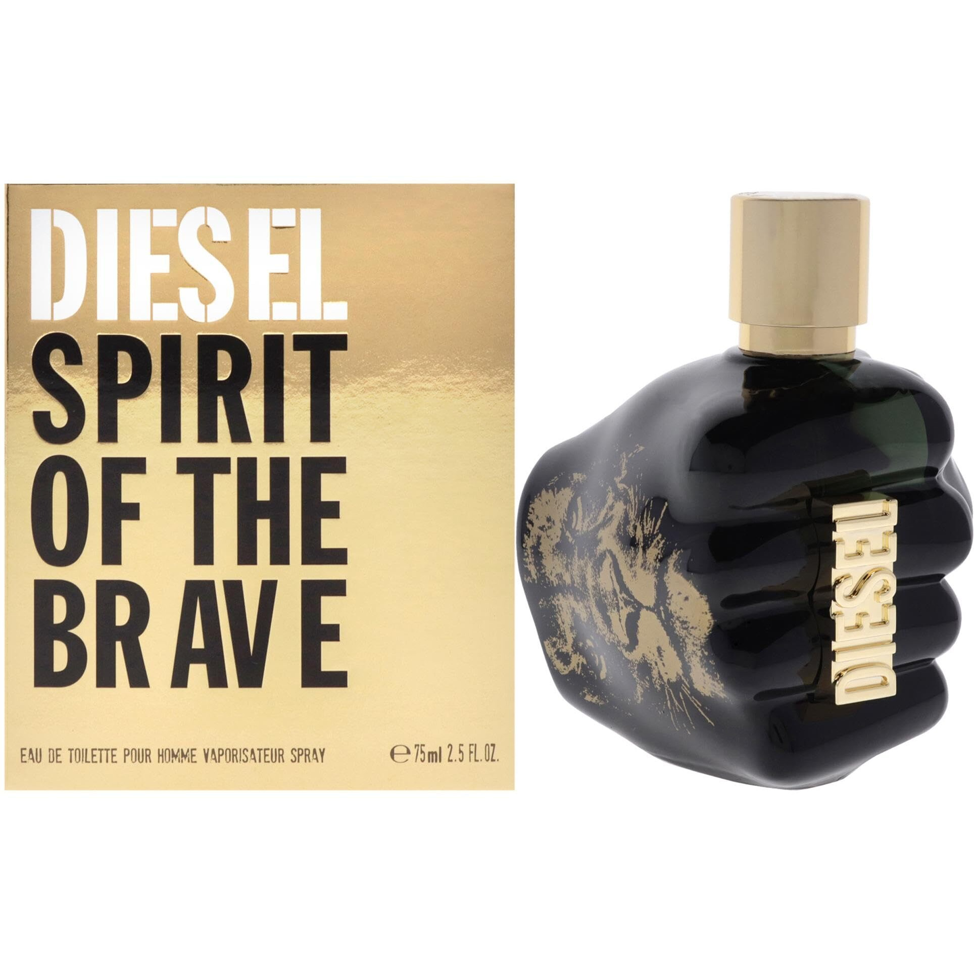 Diesel Spirit of the Brave Eau de Toilette Spray Cologne for Men, 2.5 Fl. Oz.