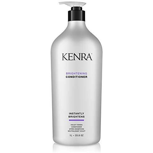 Kenra Brightening Conditioner | Eliminates Brassy Tones | Purple/Violet Conditioner for Blondes, Grays, Brunettes & all Hair Types| 33.8 fl. Oz