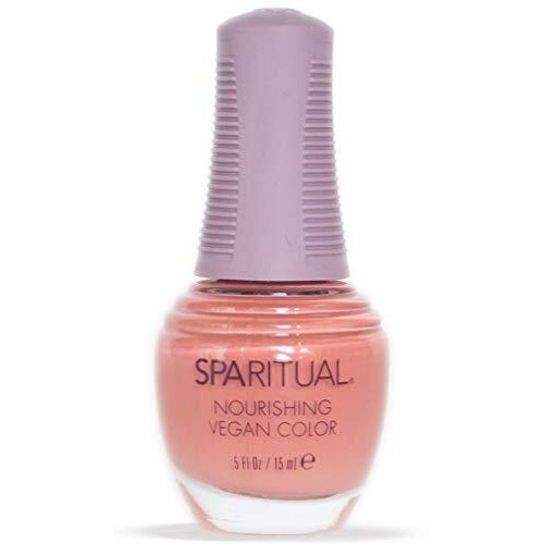 SpaRitual Nourishing Vegan Nail Color | Natural Rhythm 0.5 fl oz | One-Step Nail Polish Formula