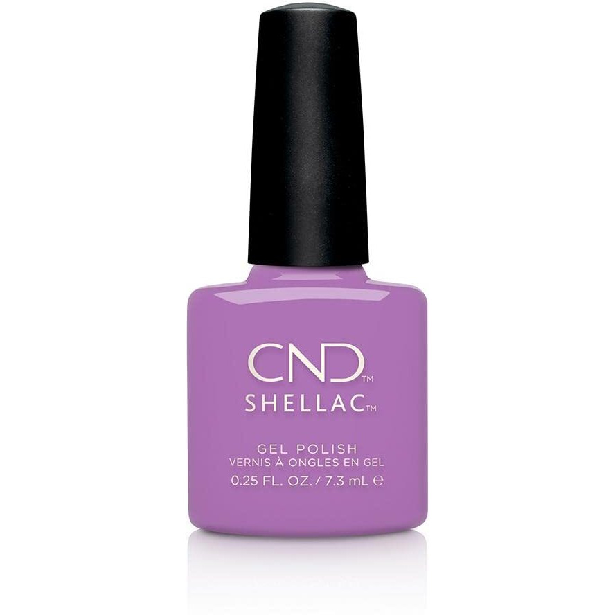 CND Shellac Gel Nail Polish, Long-lasting NailPaint Color with Curve-hugging Brush, Lilac/Purple Polish, 0.25 fl oz