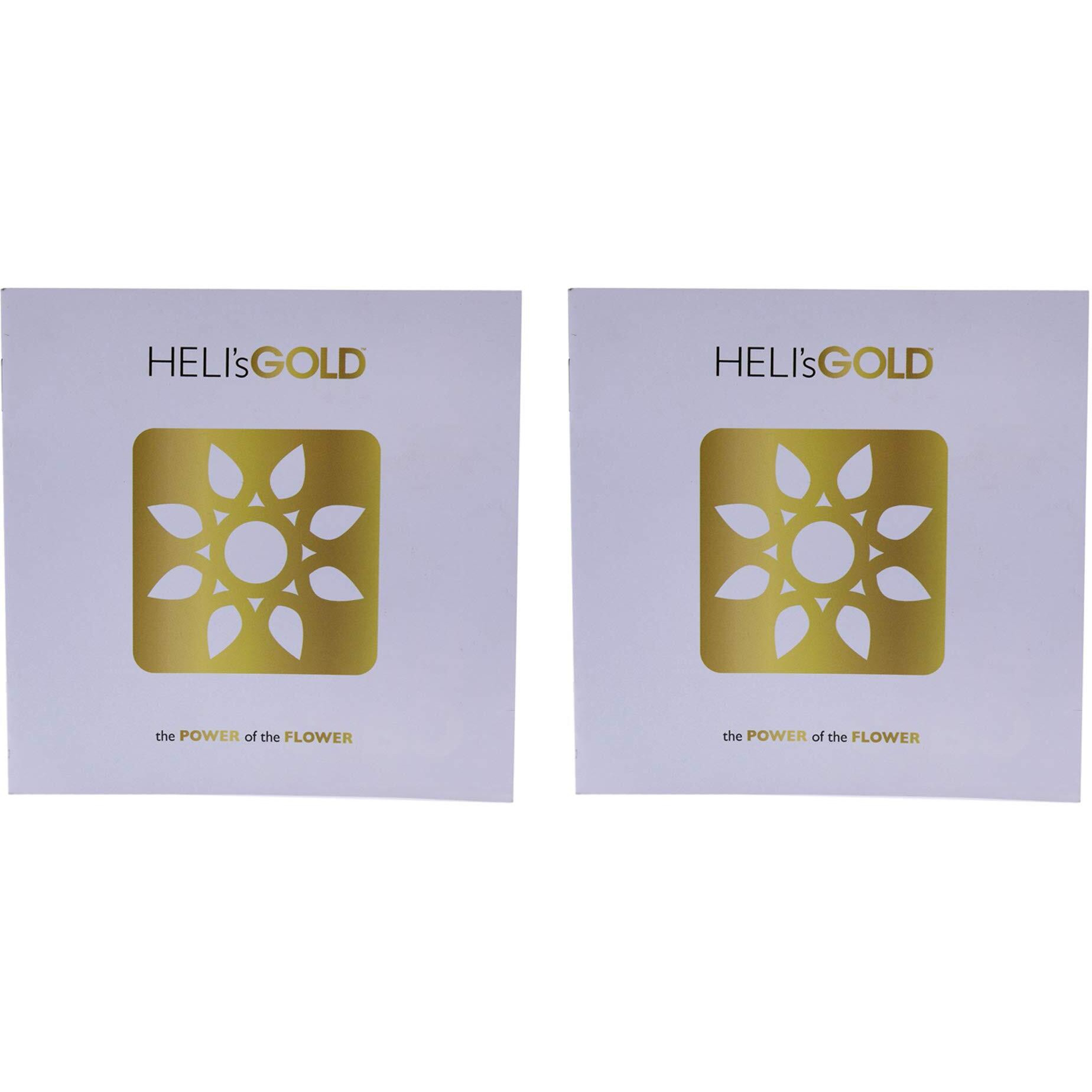 Helis Gold The Power of The Flower Brochure - Small for Unisex - 1 Pc Brochure - Pack of 2