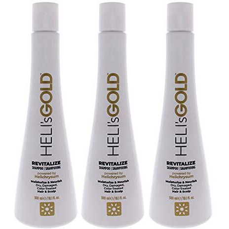 Helis Gold K0002942 Revitalize Shampoo for Unisex - 10.1 oz - Pack of 3