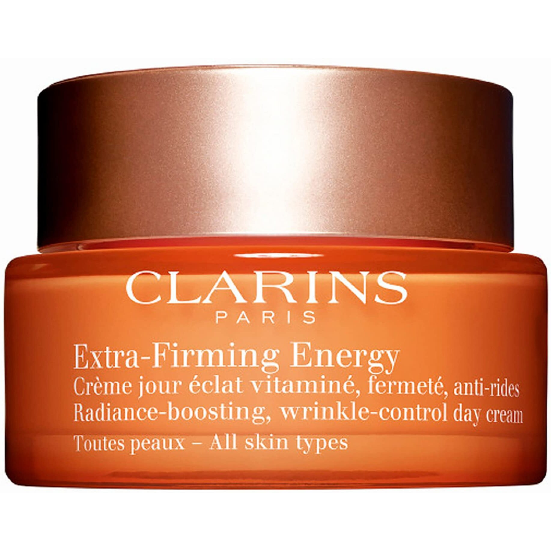 Clarins Extra-Firming Energy Moisturizer | 2-in-1 Anti-Aging Day Cream | Radiance Boost | 1.7 Ounces