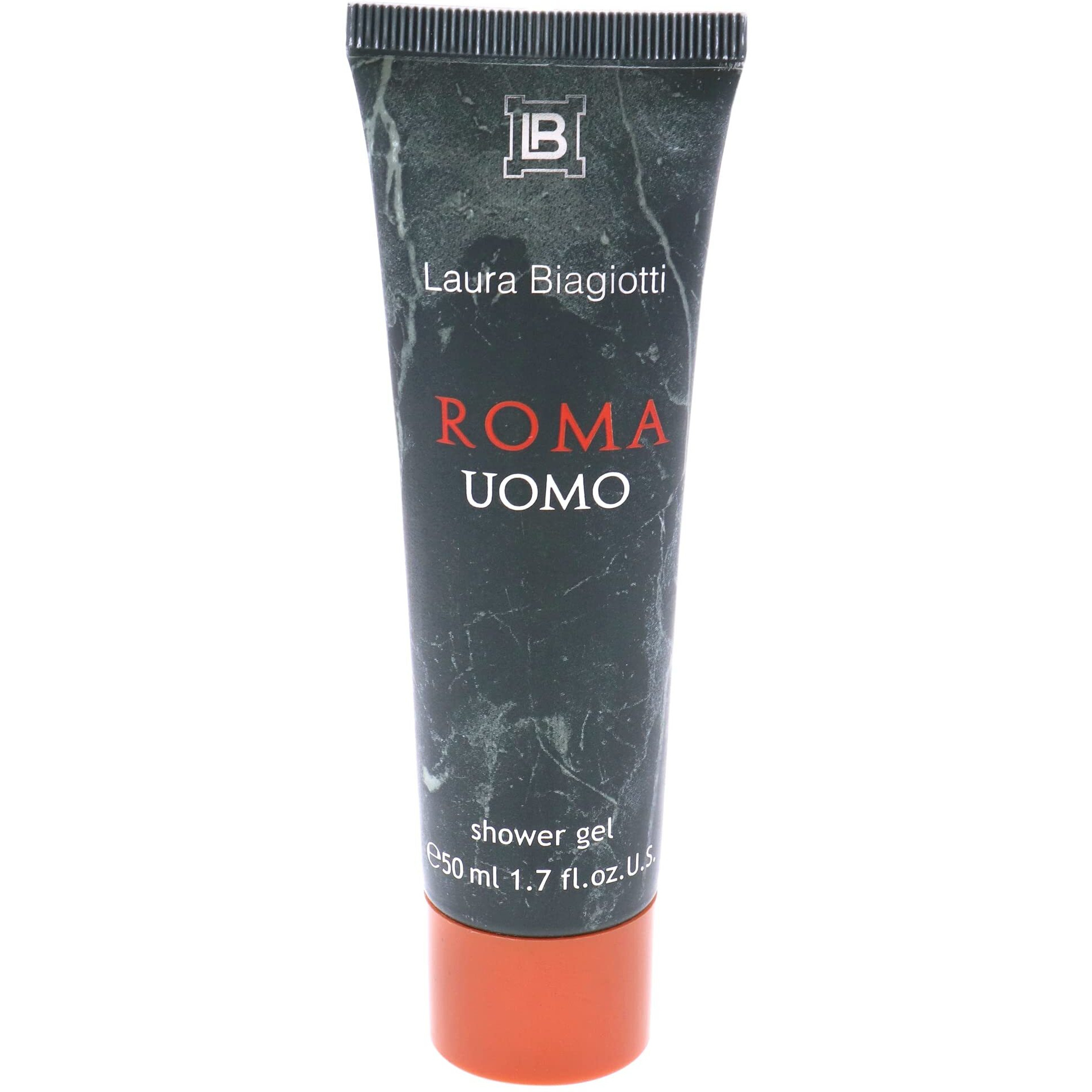 Laura Biagiotti Roma for Men Refreshing Shower Gel - Sensual and Soulful Character - Fruity Aromas of Grapefruit and Sandalwood - Nourishing Moisture and Cleanses Dirt and Impurities - 1.7 oz