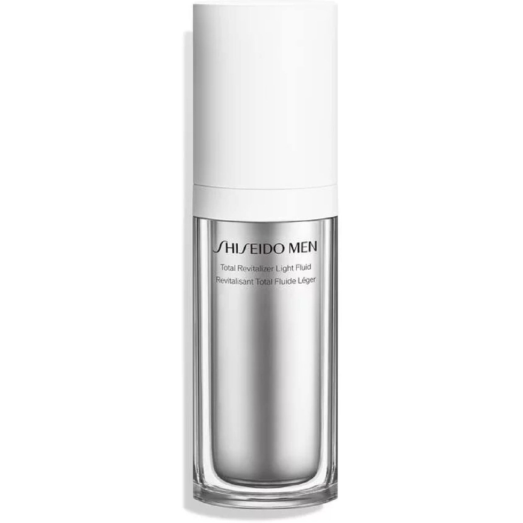 Shiseido Men Total Revitalizer Light Fluid - 70 mL - Anti-Aging Lightweight Moisturizer - Non-Comedogenic - Ideal for Normal, Oily & Combination Skin Types