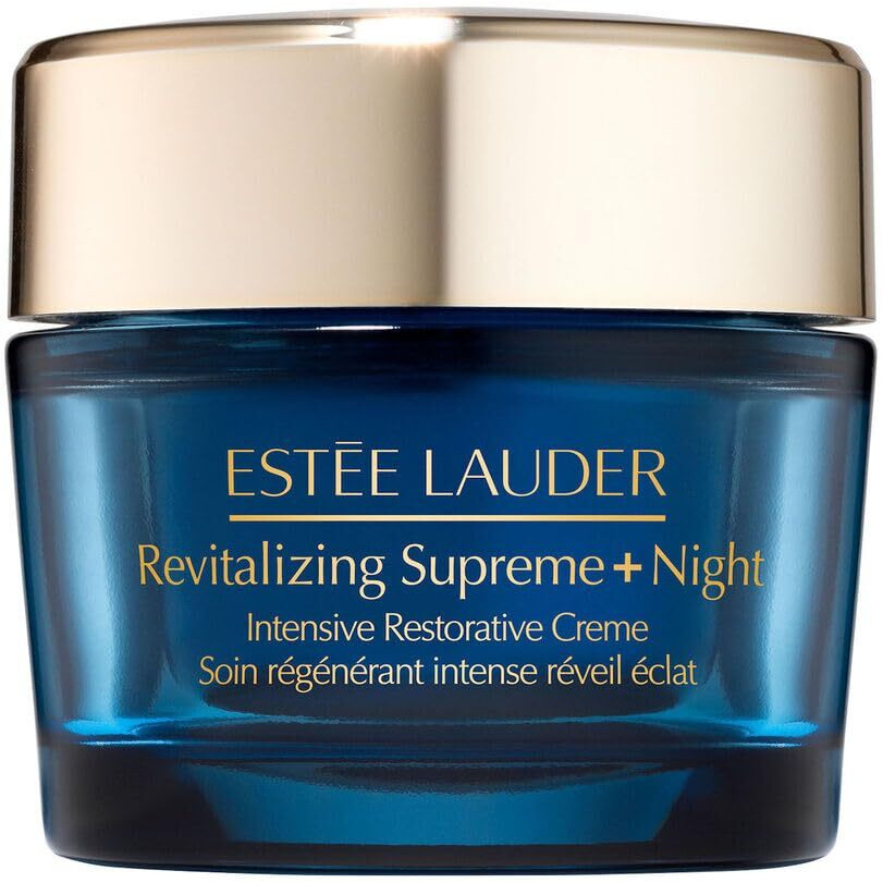 Este Lauder Revitalizing Supreme+ Night Intensive Restorative Anti-Aging Cream Moisturizer with Hyaluronic Acid, 1.7 Ounce