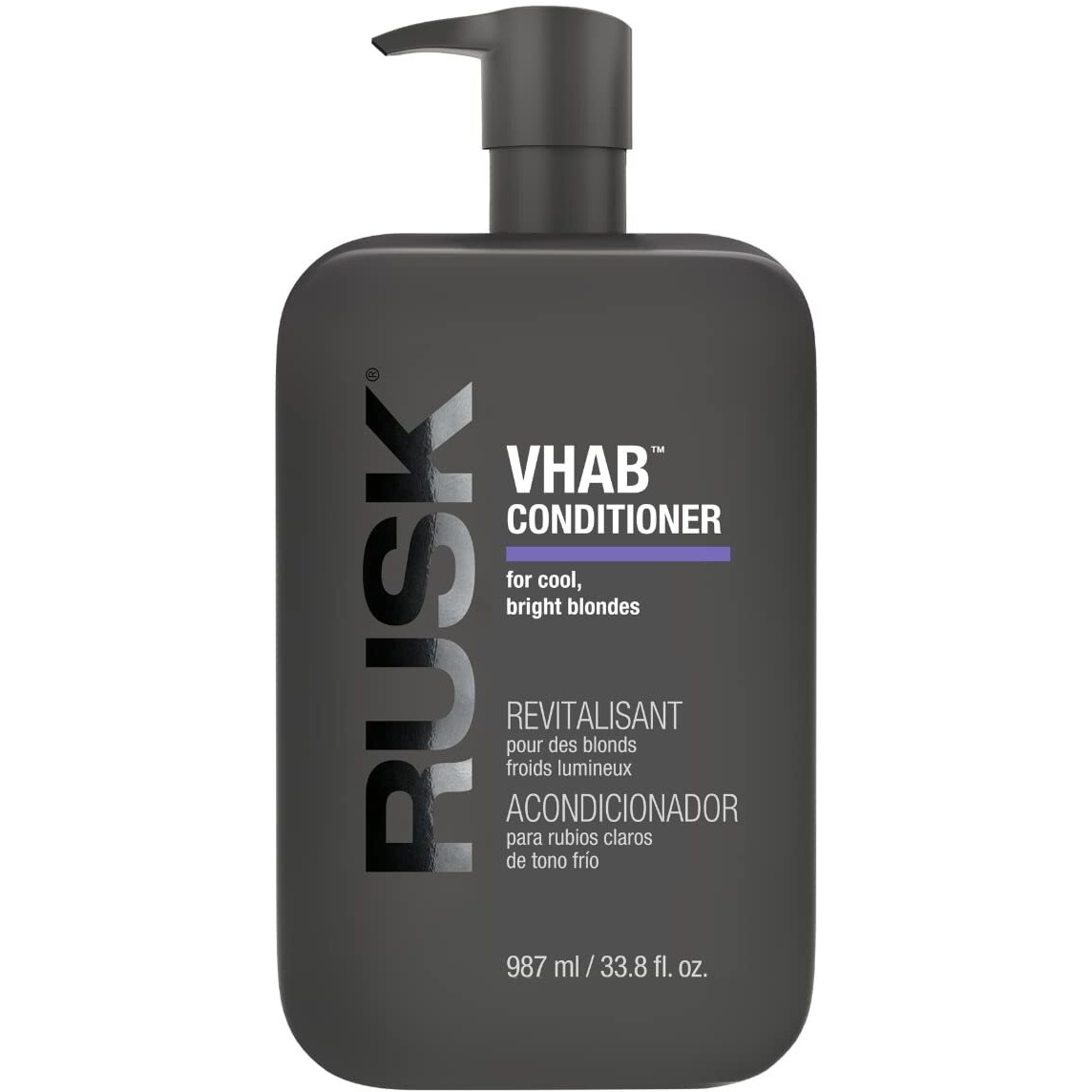 RUSK VHAB Color Care Weightless Conditioner, Reduce Breakage, Fight Frizz, and Brightens Blonde, 33 oz.