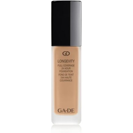 GA-DE Longevity Full Coverage 24 Hour Foundation, 553 - Weightless, Ultra-Soft Cream Foundation, Face Makeup for Natural Matte Look - 1.01 oz