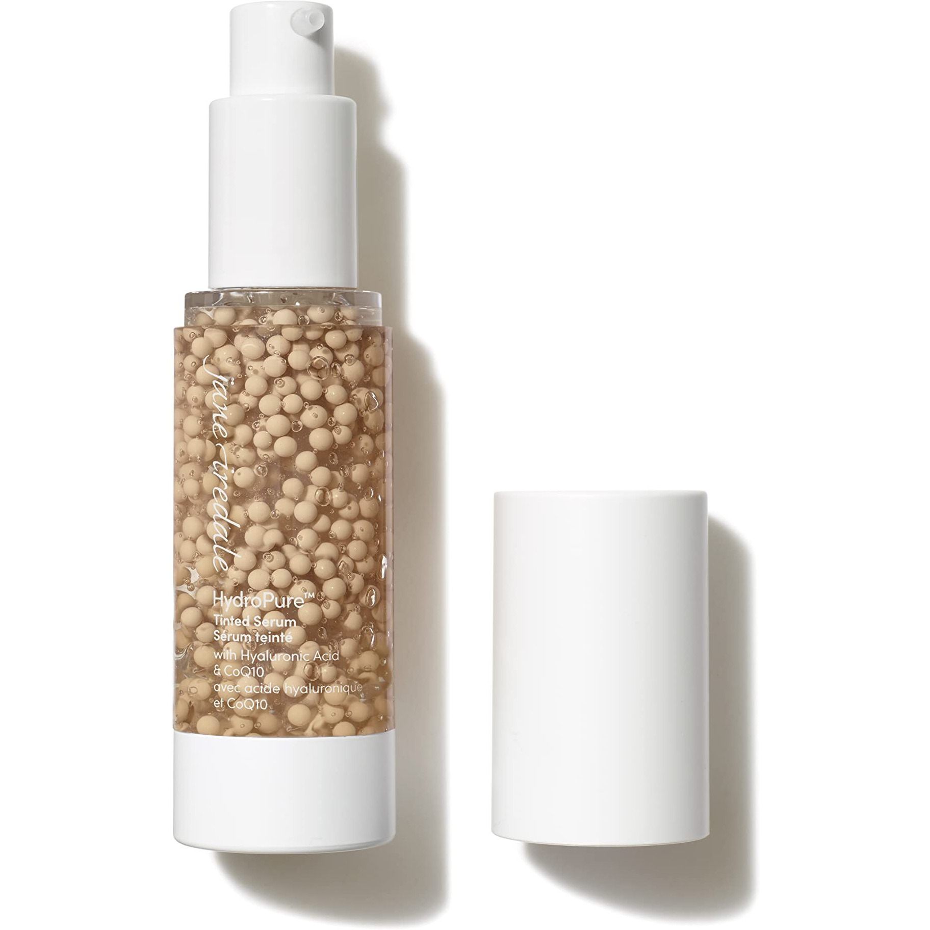 jane iredale HydroPure Tinted Serum, Hydrating, Sheer-Coverage Formula Helps Plump, Soothe, Blur Lines and Even Skin Tone with Hyaluronic Acid + CoQ10