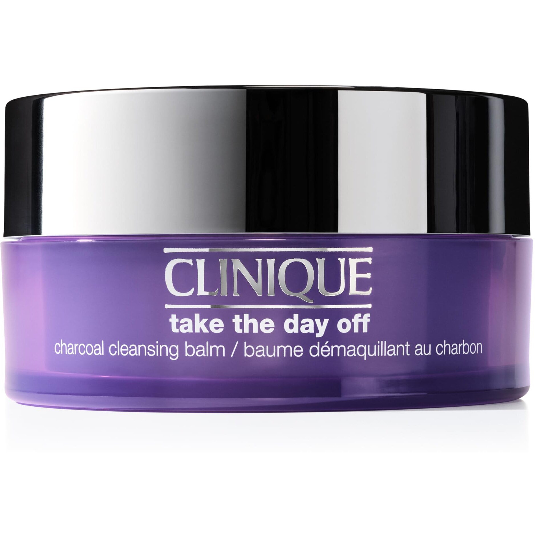 Clinique Take The Day Off Charcoal Cleansing Balm Makeup Remover | Dissolves Makeup and Sunscreen, 4.2 Ounce