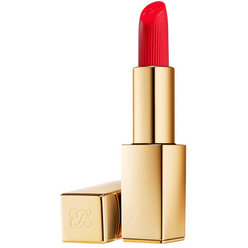 Este Lauder Pure Color Long-Lasting Cream Lipstick with Cream Finish | Plumping & Nourishing, 520 Carnal