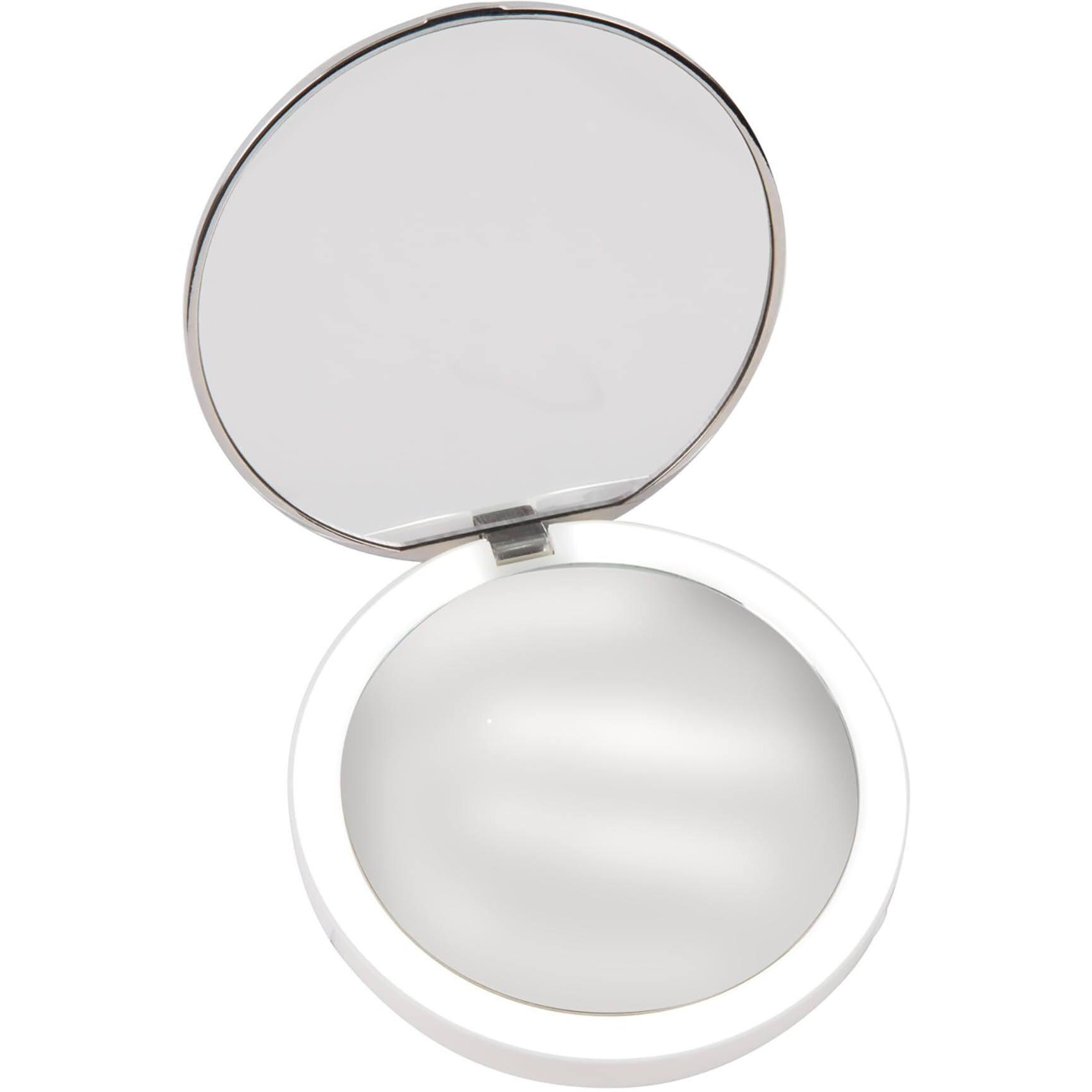 Stylideas StylPro Flip N Charge Power Bank Compact Mirror with LED Light - Handheld Pocket Magnifying Mirror Travel Makeup & Hair Styling - 2 in 1 USB Charger - Mini Portable Mirror for Purse - 1 pc