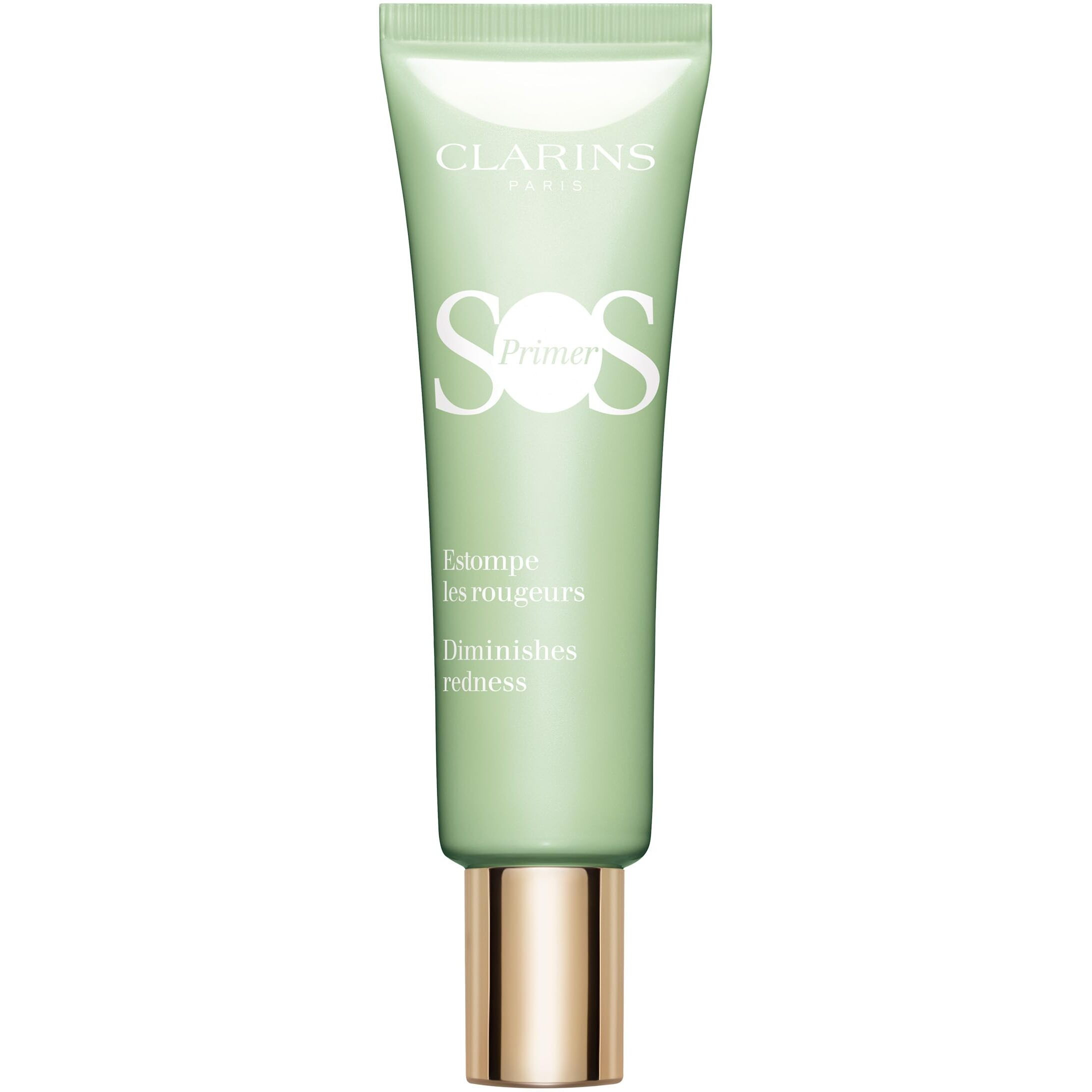 Clarins SOS Make-up Primer Green | Color Correcting | 24H Hydration* |Hydrating Primer | Blurs Imperfections, Boosts Radiance, and Preps Skin | All Skin Types | 1.0 Ounce