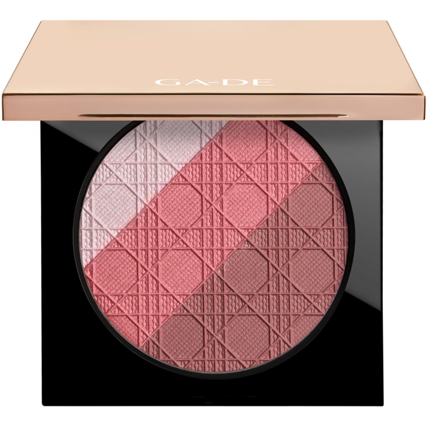 GA-DE Glow FX Natural Face Palette - Blush for Cheeks, Bronzer Powder, and Highlighter Makeup - Enriched with Jojoba Oil - 139 Blooming Chic - 0.42 oz