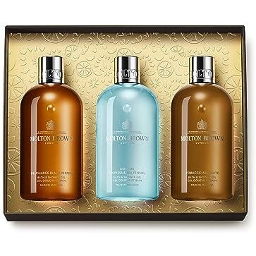 Molton Brown Woody & Aromatic Body Care Gift Set 3 X 10/ fl. oz.