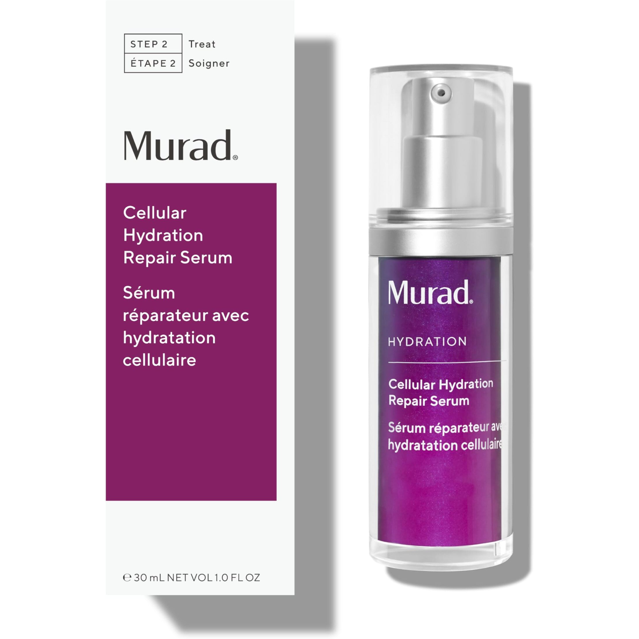 Murad Cellular Hydration Barrier Repair Serum - Hydrating Face Serum Repairs Lipid-Depleted Skin Barrier- Hexapeptide-9, Bilberry, and Hyaluronic Acid Delivers Stronger Healthier Skin - 1 Fl Oz