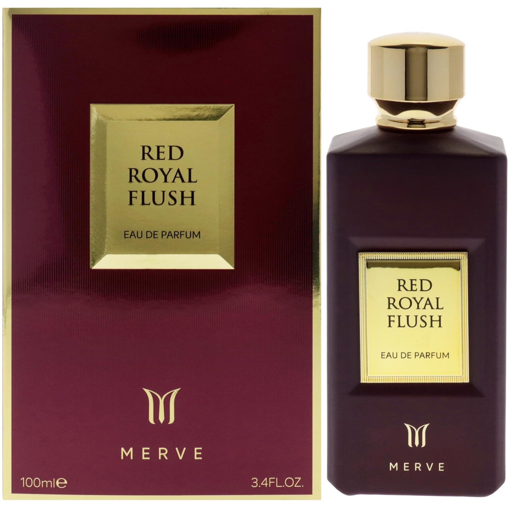 Merve Red Royal Flush for Unisex - 3.4 oz EDP Spray