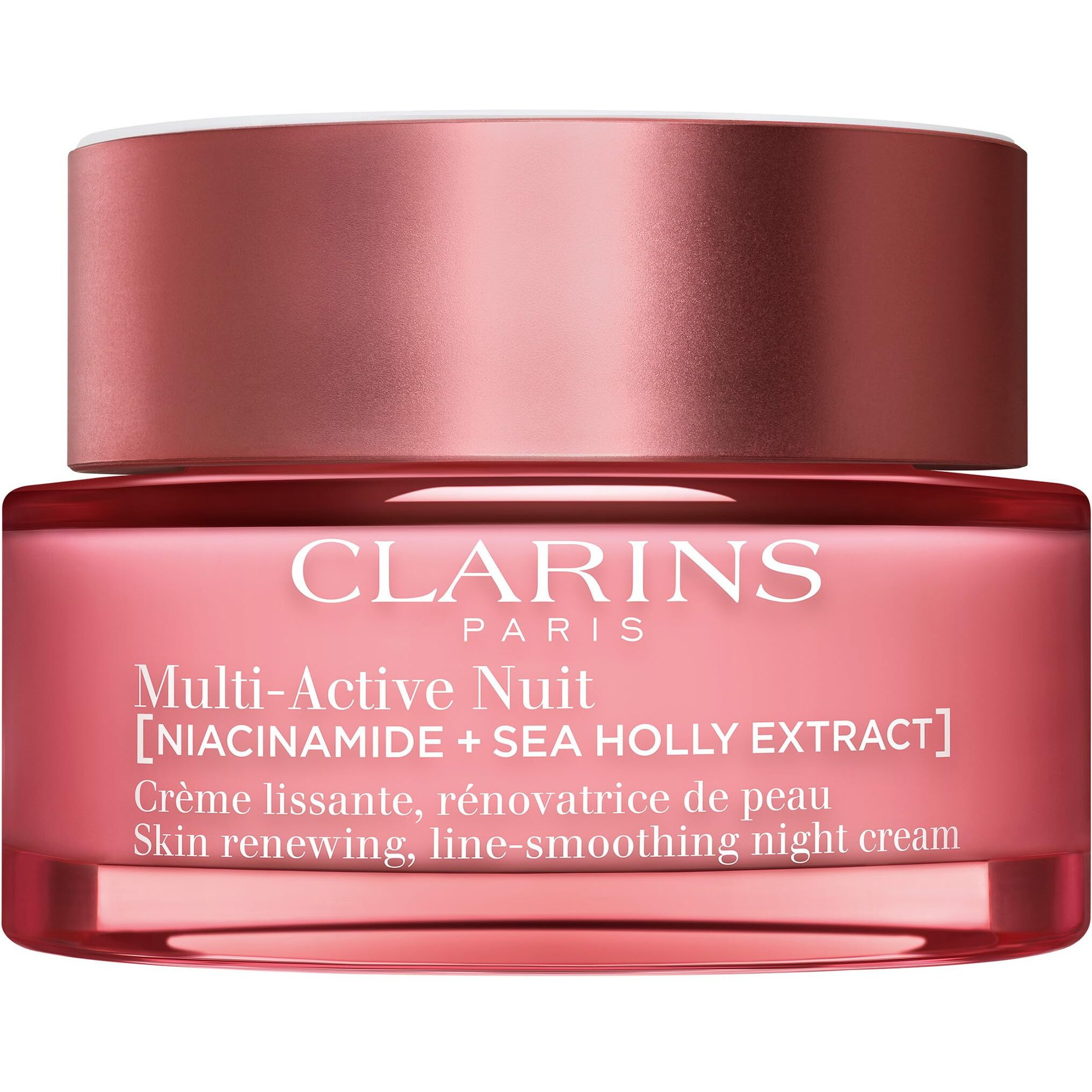 Clarins Multi-Active Renewing Night Moisturizer with Niacinamide | Smooth Fine Lines | Visibly Tighten Pores | Even Tone and Texture | Boost Glow | Strengthen Moisture Barrier | All Skin Types