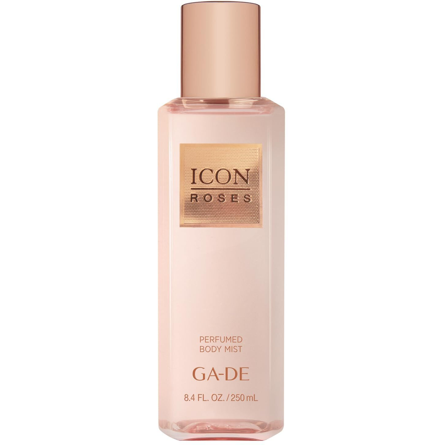 GA-DE Icon Roses Body Mist - Enriched with Plumeria Extract, Rose, Violet Leaves, Jasmine - Notes of Tangerine - Body Spray for Women - 8.4 oz