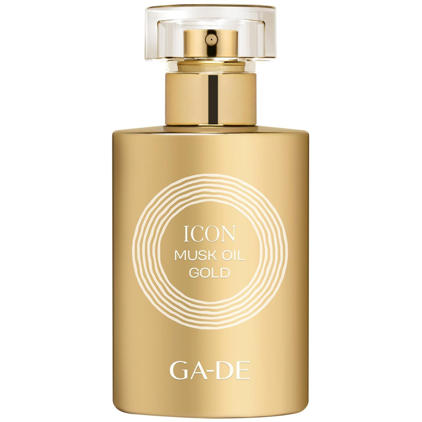 GA-DE Icon Musk Oil Gold - EDP Spray Perfume for Women - Notes of Tangerine, Blackcurrant, Jasmine, and Patchouli - Radiates Positive Energy - 1.7 oz