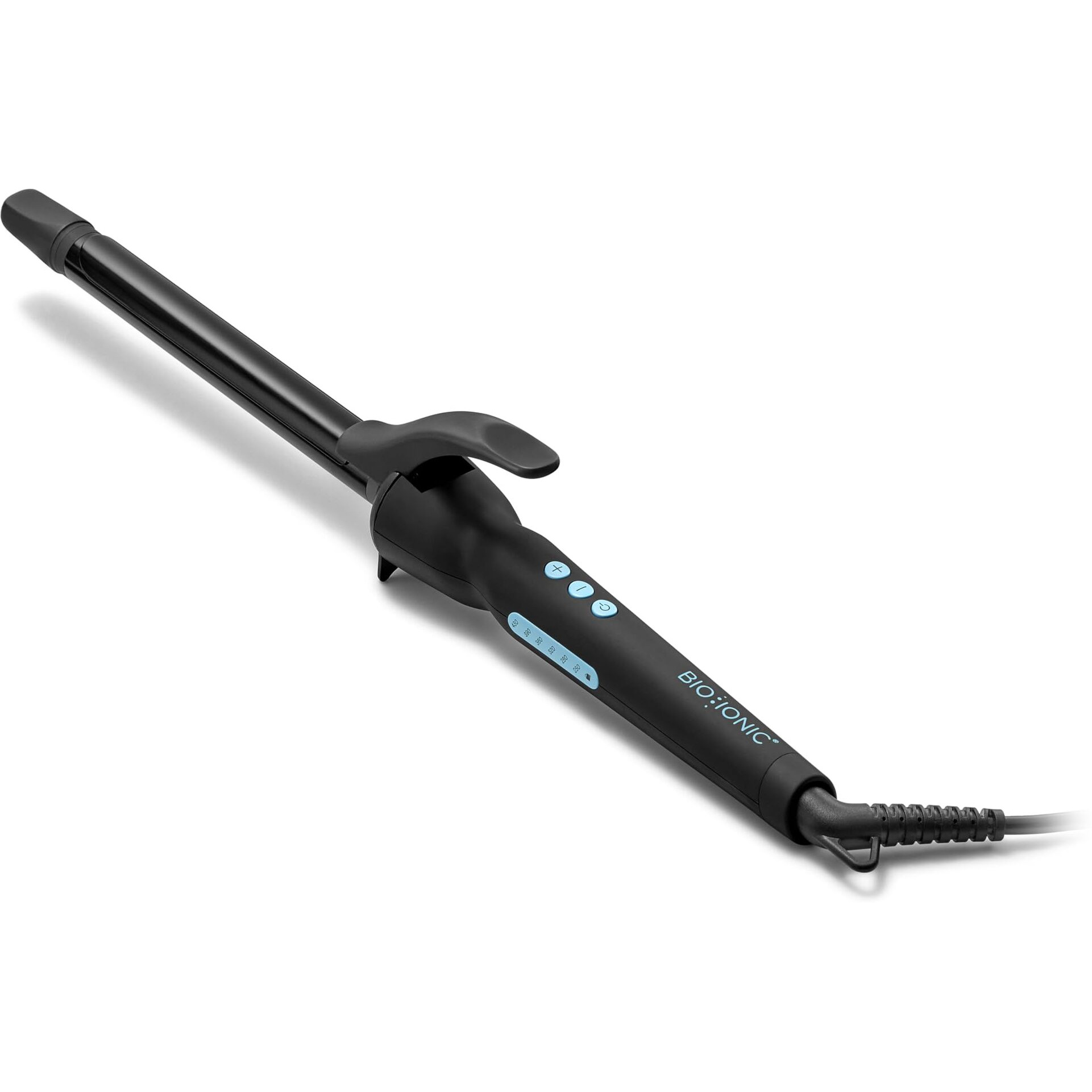 Bio Ionic Long Barrel Styler, 0.75" Curling Iron with Moisture Heat Technology & NanoIonic MX, Verstatile Curling Wand with Longer Barrel for Small Tight Curls & Spirals