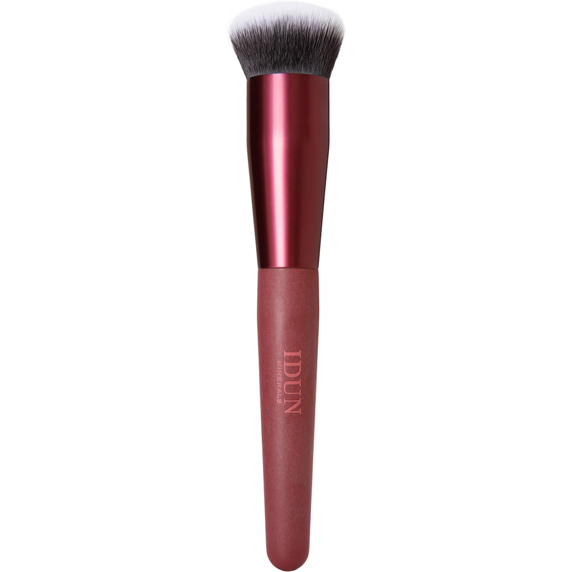 IDUN Minerals Pro Buffer Foundation Brush - Densely Packed Liquid Foundation Make Up Brush - Synthetic Dermocura Bristles - Airbrushed Look - 1 pc