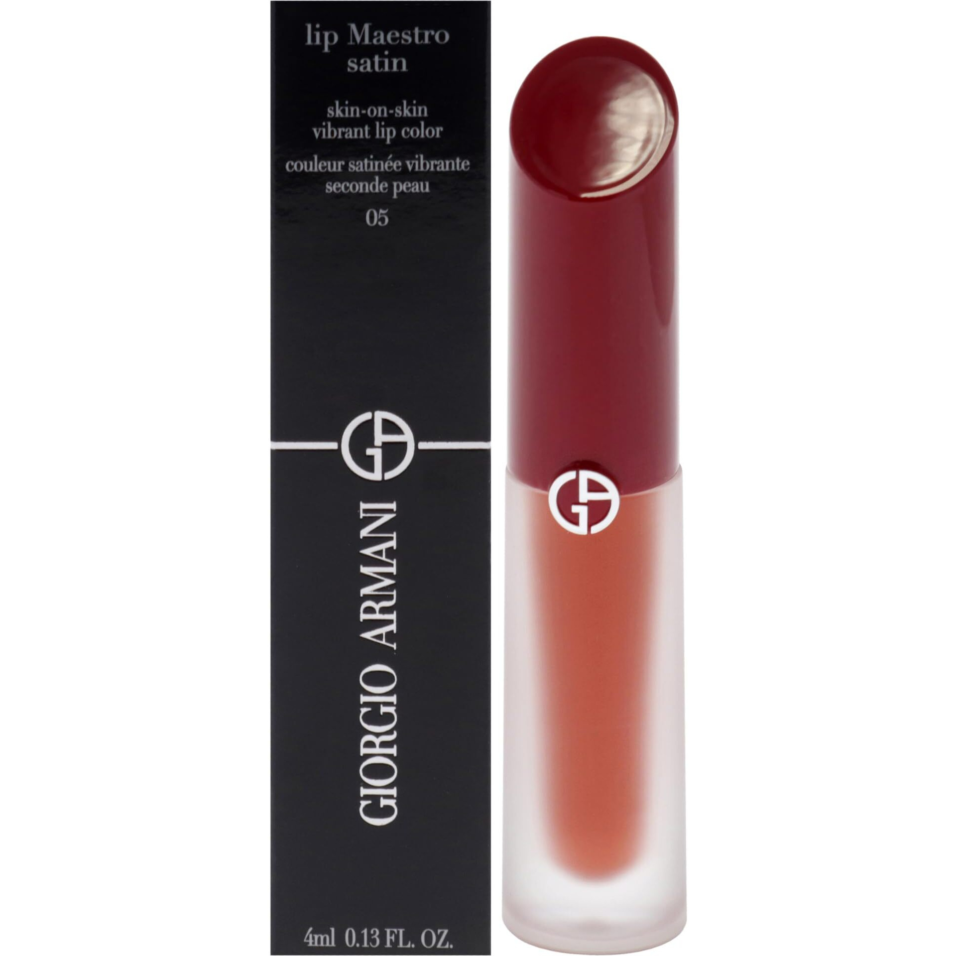 Giorgio Armani Lip Maestro Satin Long-Lasting Lipstick - 05 for Women - 0.13 oz Lipstick