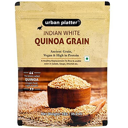 Urban Platter Whole White Indian Quinoa Grain, 1Kg