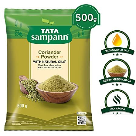 Tata Sampann Coriander Powder With Natural Oils, 500g