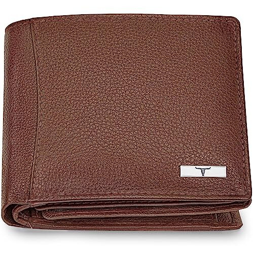 URBAN FOREST Oliver Redwood Light Brown Leather Wallet for Men, 6 Card Slot