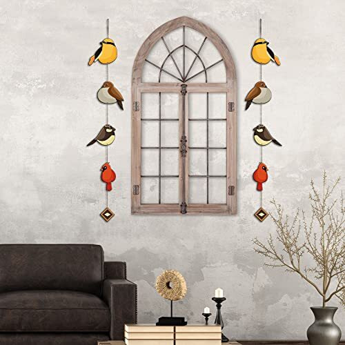 Artvibes Beautiful Birds Wall and Door Hanging for HomeDecor (WH_5204N) multicolor