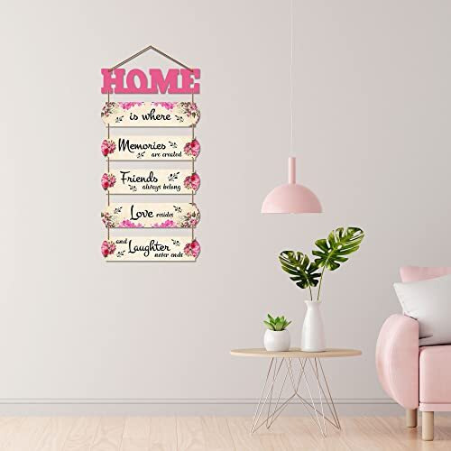 Artvibes Decorative Wall Art MDF Wooden Wall Hanger for Living Room | Bedroom | Gifts | Wall Hangings for Home Decoration | Modern Decor Items | Abstract Painting (WH_6602N), Set of 6