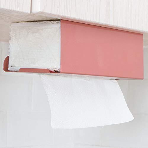 Home Cloud Tissue Holder Stainless Steel/Toilet Paper Holder, Wall Mounted, Light Weight, Beautiful Decorative Designed, with Colors Option for Kitchen, Bathroom, Office 1pc Size(10Hx12Wx27L) (Pink)