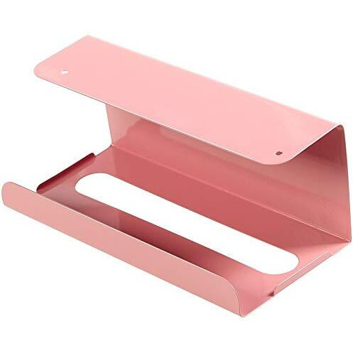 Home Cloud Tissue Holder Stainless Steel/Toilet Paper Holder, Wall Mounted, Light Weight, Beautiful Decorative Designed, with Colors Option for Kitchen, Bathroom, Office 1pc Size(10Hx12Wx27L) (Pink)