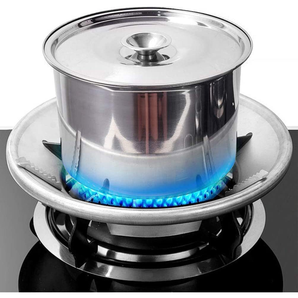 XENWEN fire & windproof gas saver burner stand, gas saver jali ring, gas energy saver stand, gas saver protecter flame, suitable for all gas stove