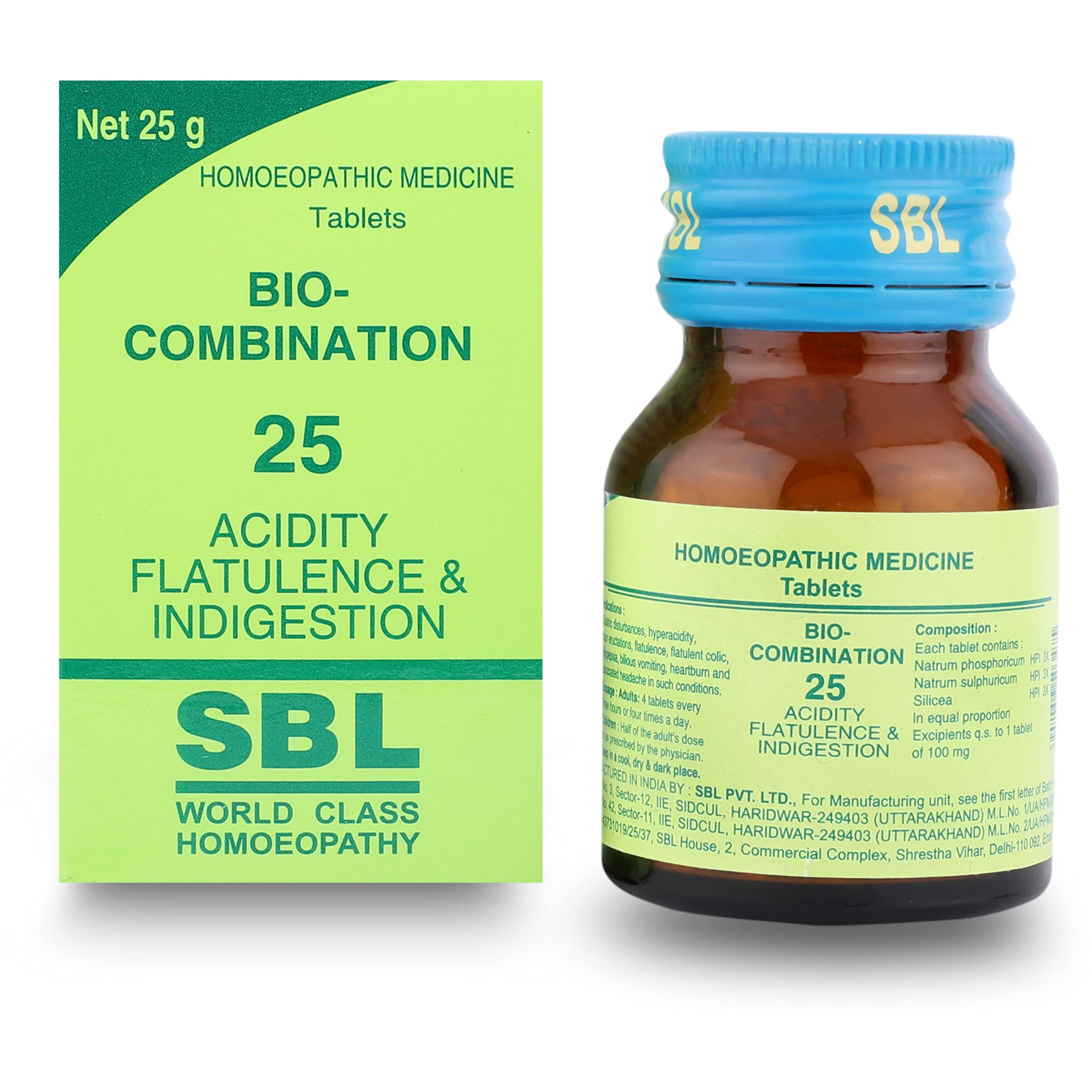 SBL's Bio-Combination No.25-25 GM |Pack Of 3|