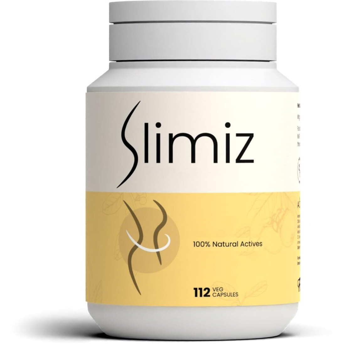 Slimiz Weight Management Capsules | Ayurvedic Supplement Infused with Guggulu & Green Tea Extracts | For Men and Women | 112 Veg Capsules