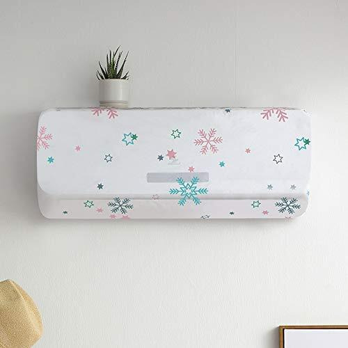 Live2Better Air Conditioner Cover for 1.5 & 2 Ton Split AC Dustproof Waterproof Stretchable AC Cover with Elastic For All Company 110*33*31 CM (Multi Color Design, 1 Pcs) (2)