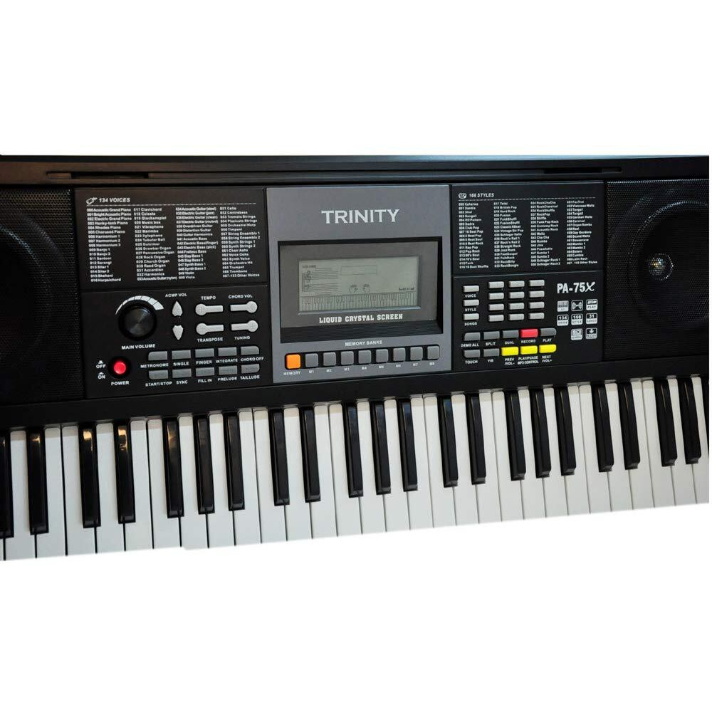 Trinity PA-75X 61-Keys Electronic Keyboard