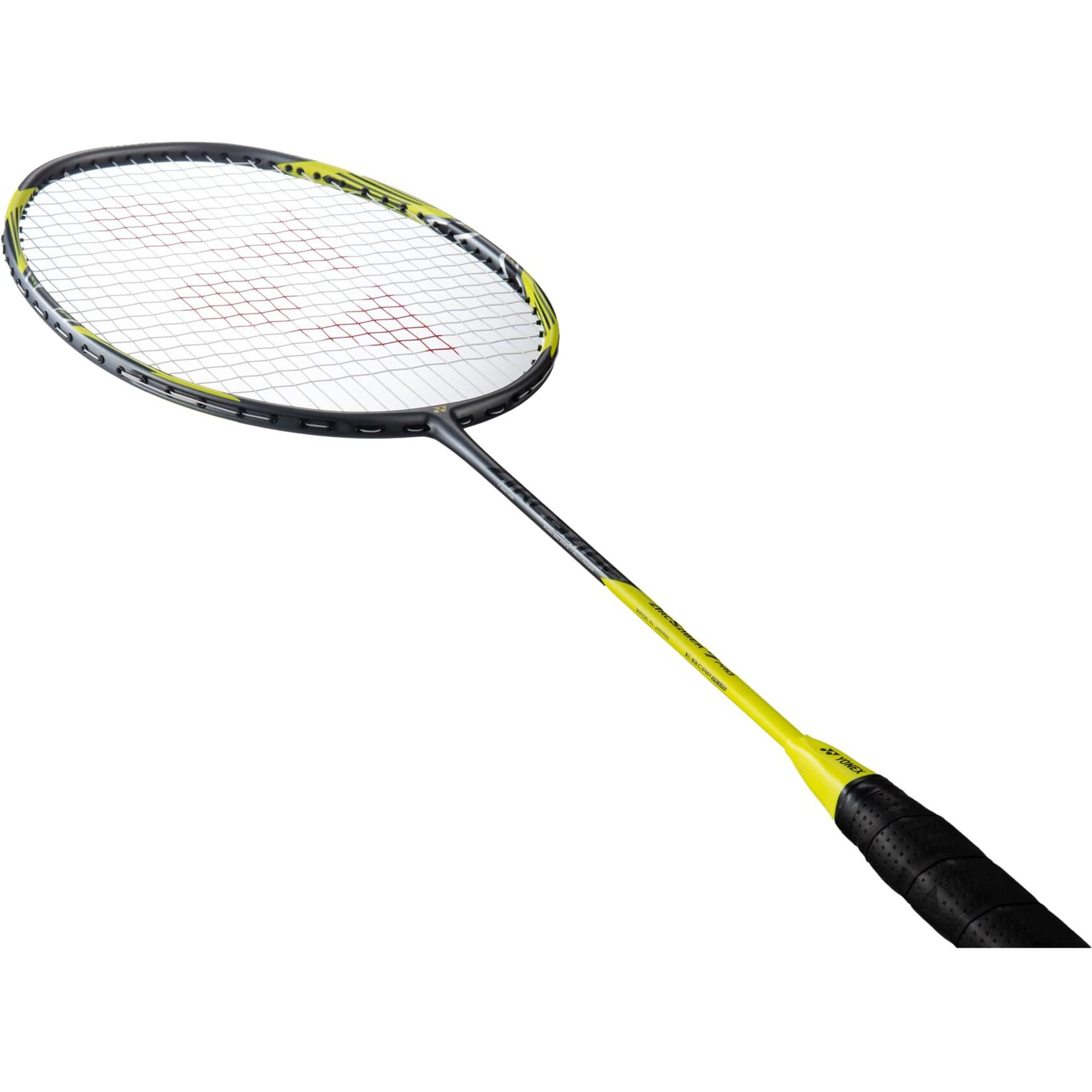 YONEX Arcsaber 7 Play Strung Graphite Badminton Racquet with Full Cover (Grey/Yellow)